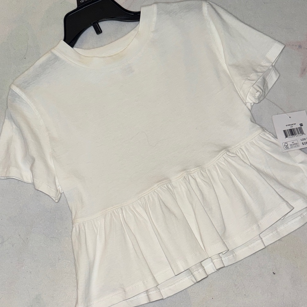 Charming White Kids Tee
